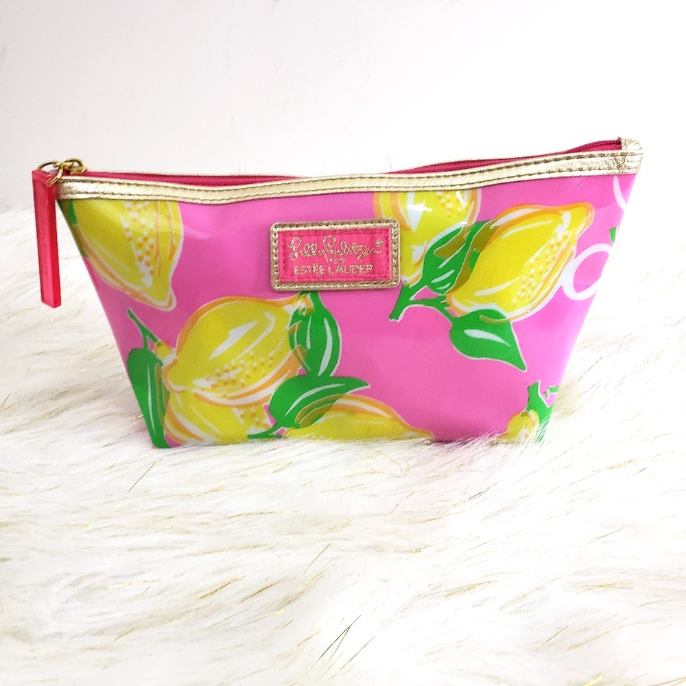 Lily Pulitzer x Estee Lauder Cosmetic bag Pink